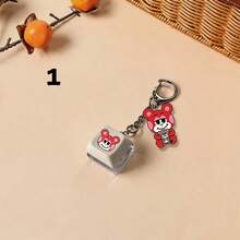 RII/ZE Peripheral Stress Relief Keyboard Keychain Jung Sung-Chan So-Hee Oosaki Shotaro Keyboard Pendant Keychain - Multicolor - View 11