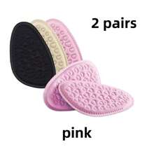 Comfortable High Heel Insoles, Anti-Slip Forefoot Pads, Soft Cushion Reduces Foot Fatigue, Converts Half Size - Apricot - View 16