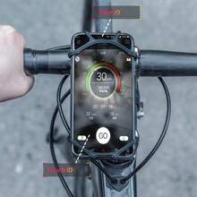 1pc 360° Rotating Silicone Bicycle And Electric Scooter Phone Holder, Suitable For Cycling Navigation - Multicolor - View 2