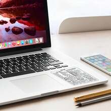 Self-Adhesive Waterproof Transparent Keyboard Shortcut Reference Stickers | Removable Labels For Desktop PC, Windows & - View 7