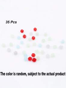 25Pcs/35Pcs Bicycle Spoke Decoration Set Colored Star/Butterfly/Fish/Long Bead/Round Bead Wheel Decor Spoke Beads,Fun Bicycle Decoration Additions,Compatible With Mountain Bike And Cycling Supplies,Holiday Gift For Cycling Enthusias - Multicolor - View 12