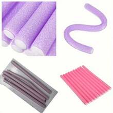10/20/40件組 無熱波浪捲髮棒,女性DIY美髮造型工具,適合個人使用,24cm家用捲髮棒 - 無熱捲髮棒 - 查看 7