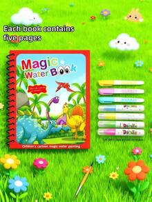 1/8 Set Magic Early Education Drawing Educational Learning Cards, Suitable For Ages 3+, Reusable Learning Cards (Pen And Doodle Card Border Color Random), Perfect Gift For Kids, Holiday Gift, Birthday Gift, Party Favor - Multicolor - View 16