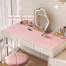 Large PU Leather Desk Mat, Waterproof & Oil-Resistant Desktop Protector, Anti-Slip Keyboard & Mouse Pad, Suitable For Work, Study, Gaming - Leather - View 6