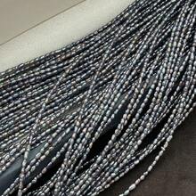 1 Strand 36cm Mini Natural Freshwater Pearls Purple Rice Pearl Beads For Jewelry Making DIY Women Men Necklace Bracelets Handicrafts Accessories - Rice Grains - View 11