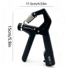 New Grip Strength Trainer, Adjustable Resistance With Counter, Portable And Durable, Suitable For Various Scenarios - Black - View 4