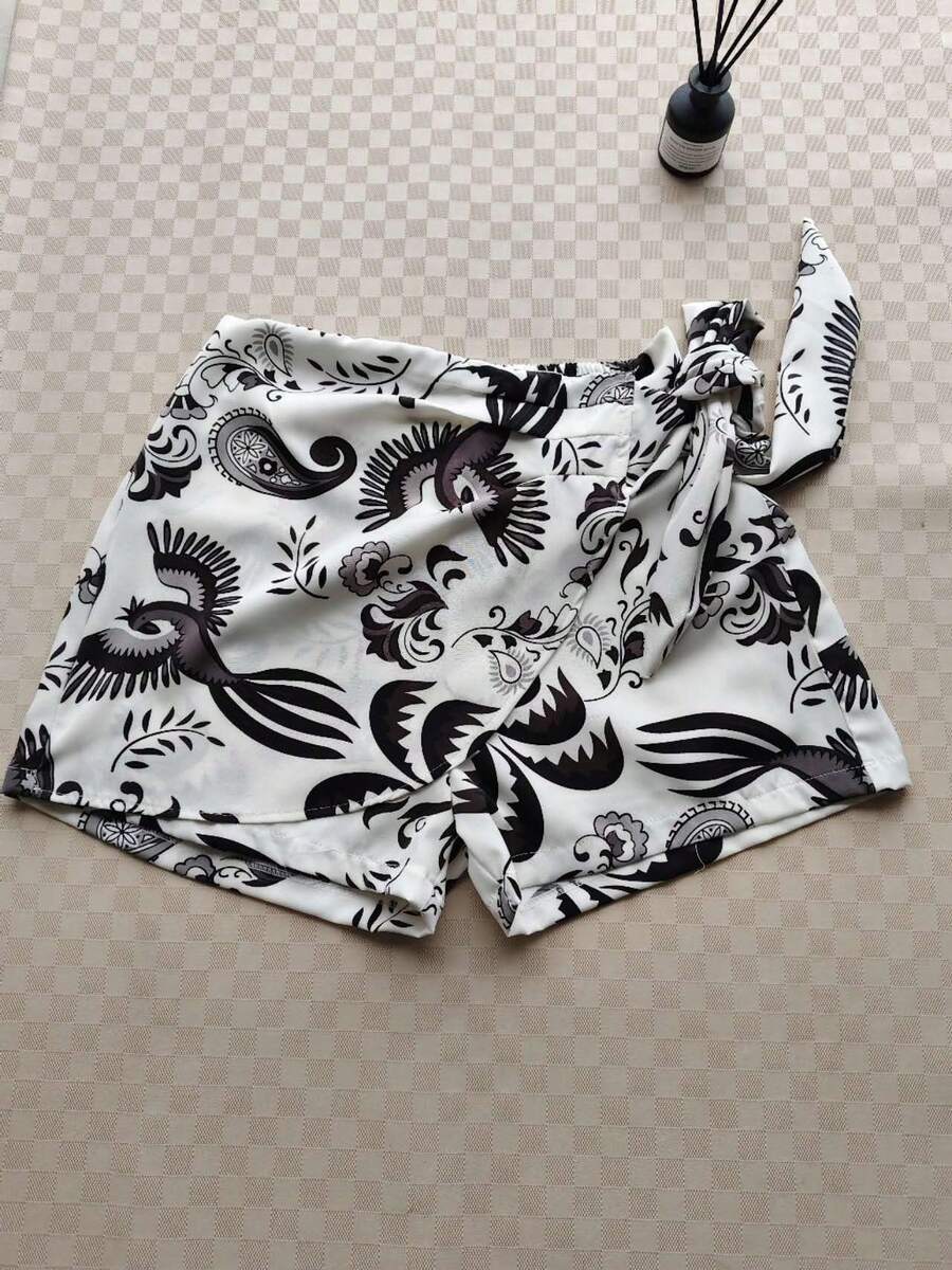 Women's Solid Color Shorts - Bird Black 2 - View 1