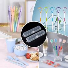 Transparent Portable Toothbrush And Toothpaste Storage Box, Leak-Proof Travel Toothbrush Case, Dust-Proof Oral Care Storage Box For Bathroom, Camping, Business Travel, Travel Transparent Storage Box, Makeup Brush Storage Box, Reusable - Clear - View 7
