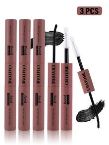 [72-Hour Strong Hold] 1/2/3/4/5/6pcs Hypoallergenic 2-In-1 Eyelash Glue & Sealer | 72-Hour Strong Hold, Latex-Free, Waterproof | Suitable For DIY Cluster False Eyelashes, Home False Eyelash Makeup Tools | Mixed Black Eyelash Extension Glue - Rust Brown - View 2