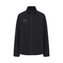 UNDER ARMOUR Women's Woven Stand Collar Jacket - Black - View 1