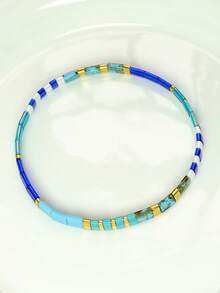 New Fresh Summer Vintage Niche TILA Bracelet, Japanese Imported Bracelet, Multi-Layer Stackable - Multicolor - View 14