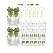 12組玻璃茶蠟燭台附蓋，透明玻璃，大包裝，適用於桌面中心裝飾、婚禮、居家裝飾 - 彩色 - 查看 16