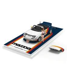 TIMEMICRO 1:64 TM MX5 敞篷開篷翻轉大燈合金車模收藏品 - 彩色 - 查看 5
