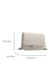 Mini Top Handle Satchel Bag New Small Bag Korean Version Fashion Messenger Bag Internet Fashion Shoulder Handbag Cute Purse Mini Crossbody Bag - 彩色 - 查看 14