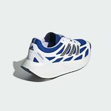 Adidas Spring/Summer Mesh Unisex Sports Shoes, Couple Thick Sole Running Athletic Casual Shoes JI3554 - College Blue/Number One Black/White - View 6
