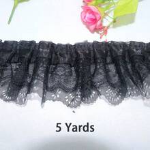 65毫米宽复古风格刺绣花边饰带，适用于缝纫、服装装饰、DIY工艺品制作 - 彩色 - View 17