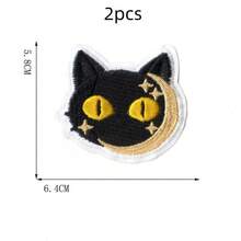 Patch Bordir Tempel Bertema Halloween - Desain Menarik - Mudah Dijahit atau Disetrika, Lencana Kain Tahan Lama, Cocok untuk Personalisasi Jaket, Tas, Kerajinan DIY, dan Lainnya - Versi setrika - View 12