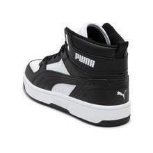 Puma Spring/Autumn Mid-Top Casual Shoes Unisex Couple Basketball Style Classic Retro Sports Sneakers 37476501 - Black/white - View 6