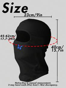 Musion 1/2/3pcs Blue Butterfly Print Balaclava, Breathable Mesh Full Face Ski Mask, Women's Y2K Street Style Headwear, Suitable For Motorcycle Riding, Cycling And Daily Fashion - Multicolor - View 4
