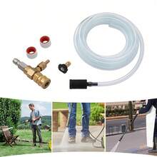 4000PSI Chemical Injector Kit, Chemical Injector Kit For High Pressure Washer, Chemical Injector Kit With 3/8 Inch Quick Connect - 1 - View 2