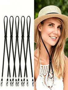 1pc Detachable Windproof Hat Chin Strap Clip, Anti-Loss Hat Fixing Clip, Portable Outdoor Hat Accessory, Suitable For Golf, Fishing, Boating, Cycling, Beach Travel,Bedroom Room Decor,Back To School - View 1