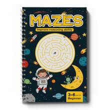 Maze Activity Workbook, Exercise Logic And Strategy Skills, Explore Pathfinding Puzzles, Cultivate Meticulous Thinking And Perseverance, Ideal Choice For Work Breaks, Learning And Travel Leisure Time Back To School - 迷宮練習冊 - 查看 9