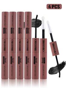 [72-Hour Strong Hold] 1/2/3/4/5/6pcs Hypoallergenic 2-In-1 Eyelash Glue & Sealer | 72-Hour Strong Hold, Latex-Free, Waterproof | Suitable For DIY Cluster False Eyelashes, Home False Eyelash Makeup Tools | Mixed Black Eyelash Extension Glue - Rust Brown - View 9