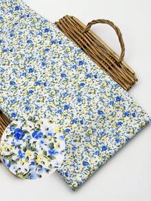 1件田園風印花布料,小碎花圖案,尺寸50cm * 155cm,適用於DIY手工縫製,如衣物、洋裝、窗簾、床單、包裝裝飾等 - 小碎花 - 查看 11