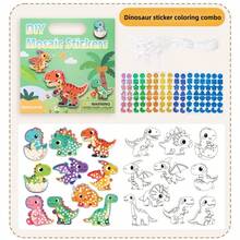 Children's Mosaic Sticker Cartoon Stickers Doodle Painting Boys & Girls Handmade Material Kit Educational Toy Birthday Gift - Multicolor - View 11