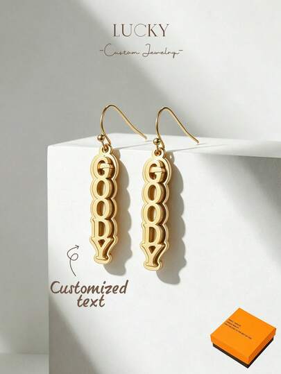 Anting-anting Nama Bunga Ulang Tahun yang Dipersonalisasi, Pelat Nama Emas, Hadiah Perhiasan yang Dapat Disesuaikan, Gaya Minimalis untuk Sehari-hari. Produk Termasuk Kemasan Kotak Hadiah, Cocok Sebagai Hadiah Hari Valentine, Hadiah Ulang Tahun, Hadiah Hari Ibu, dan Hadiah Sehari-hari.