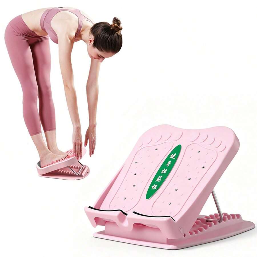 Tavola inclinata regolabile per gambe dritte, modellamento gambe, stretching, massaggio polpacci, tavola magnetica per stretching, tavola sportiva per stretching polpacci - Multicolore - Visualizzare 1