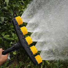 1pc 5-Head Multi-Hole Spray Nozzle Watering Head For Vegetable Garden Watering Hose Spray Nozzle Sprinkler - B - View 12