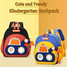 Cute Robot Backpack For Boys, Kids Kindergarten School Bag, Lightweight Cartoon Backpack For Preschool, Toddler Daypack, Daily Use And Outdoor Travel - A - View 2
