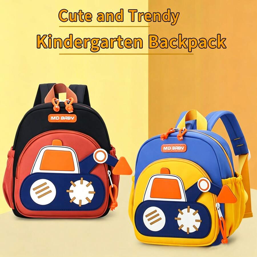 Cute Robot Backpack For Boys, Kids Kindergarten School Bag, Lightweight Cartoon Backpack For Preschool, Toddler Daypack, Daily Use And Outdoor Travel