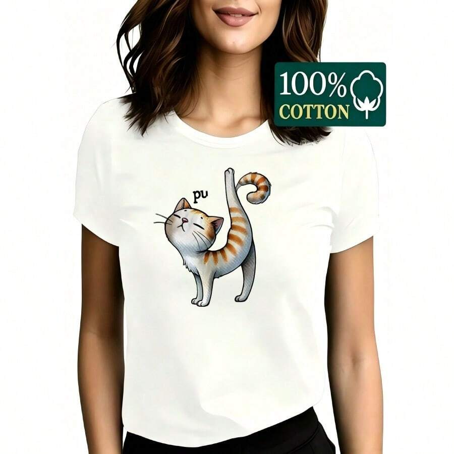 Women T-Shirts - 白色 - 查看 1
