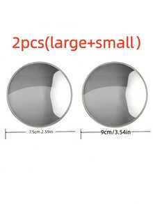2/1pc Travel Photography Essential - Small Round Mirror For Photography, Available In Large And Small Sizes. It Uses A Convex Lens To Achieve Wide-Angle Shots, Making It A Must-Have Travel Gift For Friends, Selfie Accessory And Portable Equipment - Multicolor - View 9