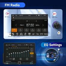 Auto estéreo 1 Din Auto Estéreo De Pantalla 7 Pulgadas Android Auto Carplay Mirrorlink Esterio Carro Stereo Con Cámara Inversa Bluetooth USB - 7311W - Ver 4