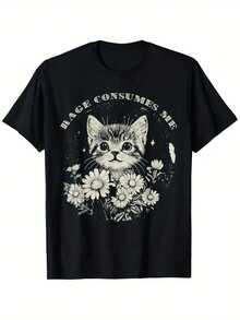 Men T-Shirts - Black - View 1