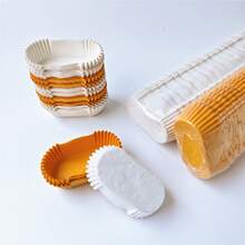 Oval Cake Paper Liners, Greaseproof Baking Cups, Cake Inserts, Baking Tools, Cake Tools - Oval Cupcake Liners - View 1