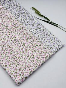 1pc Pastoral Style Printed Cotton Fabric, Ditsy Floral Pattern, Size 50cm*155cm, Suitable For DIY Handmade Clothing, Dresses, Curtains, Bed Sheets, Packaging Decoration, Etc. - Small Floral Pattern - View 9
