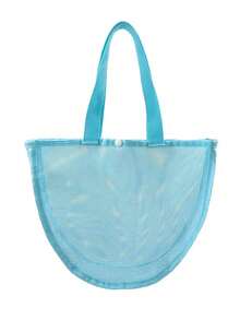 1pc Personalized Seashell Bag, Conch Mesh Bag, Beach Bag, Mesh Conch Collection Bag, Seashell Bag, Conch Tote Bag,Travel Essential - View 10