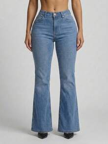 Women Jeans - Light Wash - View 3