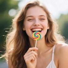 100 X 10cm Paper Cake Pop Sticks For Sweets Pastry DIY Cake Decoration - Multicolor - View 2