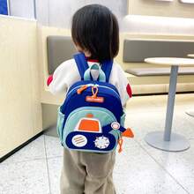 Cute Robot Backpack For Boys, Kids Kindergarten School Bag, Lightweight Cartoon Backpack For Preschool, Toddler Daypack, Daily Use And Outdoor Travel - A - View 6