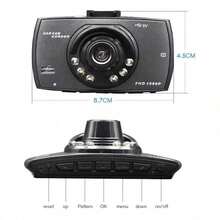 Ele-Gate Car DVR Camera Recorder With Night Vision Screen, Black - A - View 3