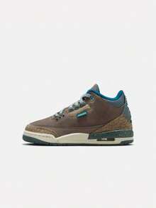 青少年 AIR JORDAN 3 RETRO UNI BG 中筒籃球鞋 IB7066-001 - 藏蓝色 - 查看 1