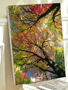 Colorful Autumn Maple Forest DIY Number Painting Wall Art Handmade Adult Home Decor Holiday Gift Landscape Indoor Decoration - Sets - View 1