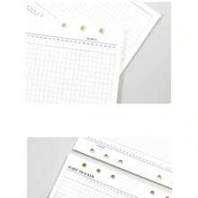 40pcs A6/A7 Size 31-Day Habit Tracker Refill Pages, Suitable For Planner, Monthly Plan, Yearly Plan, Daily Check-In, Self-Management, Diary, Loose-Leaf Notebook - Monthly Check-in - View 7