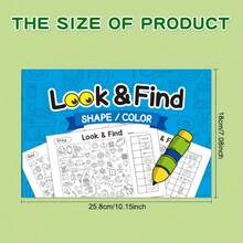 Children's Hidden Object Coloring Book, Interactive Search And Color Activity Workbook, Visual Search Practice Find And Seek Activity Book, Early Learners, Spot The Difference Book, Classroom And Homeschool Learning, Back To School Supplies, Easter - Multicolor - View 7
