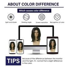 Men's Mid-Point Wigs, Men's Cos Wigs, Suitable For All Races, Halloween, Anime, Role-Playing Wigs, Black And Brown, You Can Choose Fluffy To Increase Hair Volume, Micro-Curly Mid-Length Wigs - Multicolor - View 4